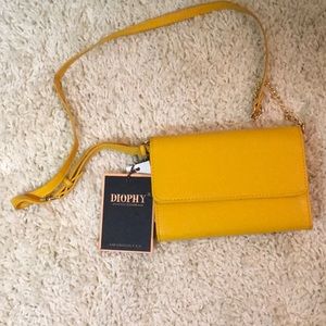 Mustard color handbag